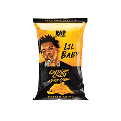 Rap Snacks Lil Baby Cheddar Cheese & Sour Cream 71g/2.5oz