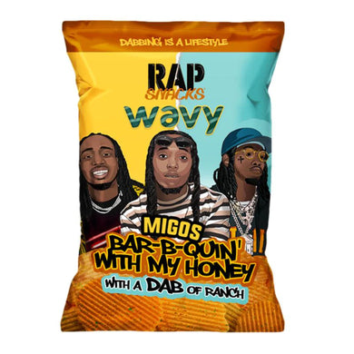 Rap Snacks Wavy Migos Bar-B-Quin With My Honey with a Dab of Ranch