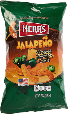Herr's Jalapeno Cheese Curls 198g
