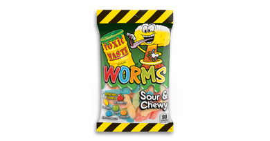 Toxic Waste Worms Sour & Chewy 142g Halal