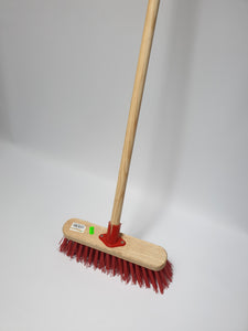 12" Red PVC Sweeping Brush