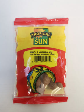 Tropical Sun Whole Nutmeg 80g