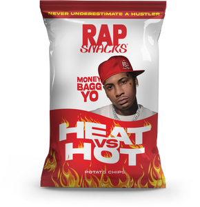 Rap Snacks Money Bagg Yo Heat vs Hot Chips 71g/2.5oz