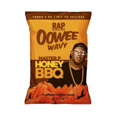 Rap Snacks Oowee Wavy Master P Honey BBQ 71g/2.5oz