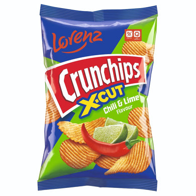 Lorenz Crunchips X-cut Chilli & Lime Flavour 75g