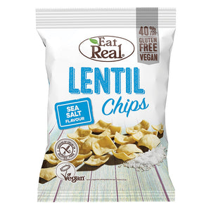 Eat Real Lentil Chips Sea Salt Flavour 40g