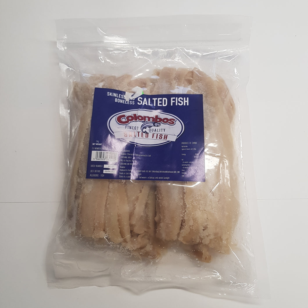 Colombos Skinless & Boneless Salted Fish 1kg