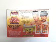 Load image into Gallery viewer, African Pride Shea Miracle Texture Softening Elongating System