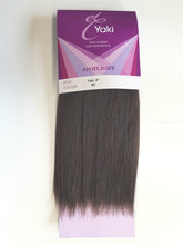 Load image into Gallery viewer, EI Yaki 100% Human Hair Extensions Yaki Weave 8&quot;