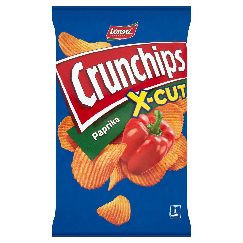 Lorenz Crunchips X-cut Paprika Flavour 85g