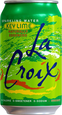 La Croix Key Lime Flavour Sparkling Water 355ml 0 Calories