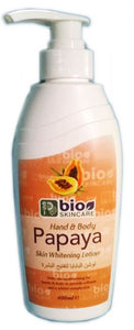 Bio Skincare Hand & Body Papaya Skin Whitening Lotion 400ml