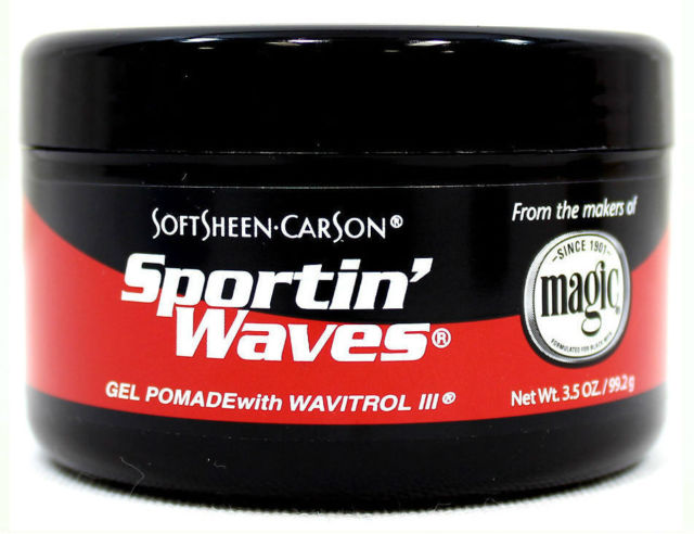 Softsheen Carson Sportin Waves Gel Pomade Black 99.2g
