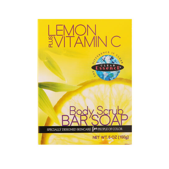Clear Essence Body Scrub Bar Soap Plus Lemon Vitamin C 150g
