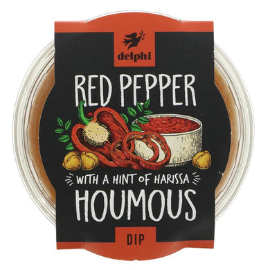 Delphi Foods Chargrill Red Pepper Houmous
