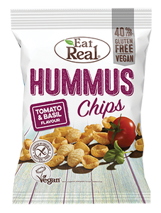 Eat Real Hummus Chips Tomato & Basil Flavour 45g