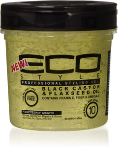 Eco Styler Gel Black Castor & Flaxseed Oil 473ml