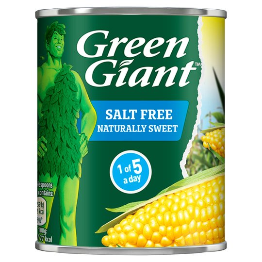 Green Giant Salt Free Sweet Corn 198g