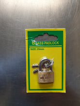 Load image into Gallery viewer, Brass Padlock