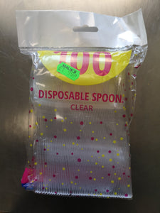 Disposable Spoons Clear