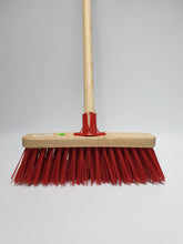 Load image into Gallery viewer, 12&quot; Red PVC Sweeping Brush