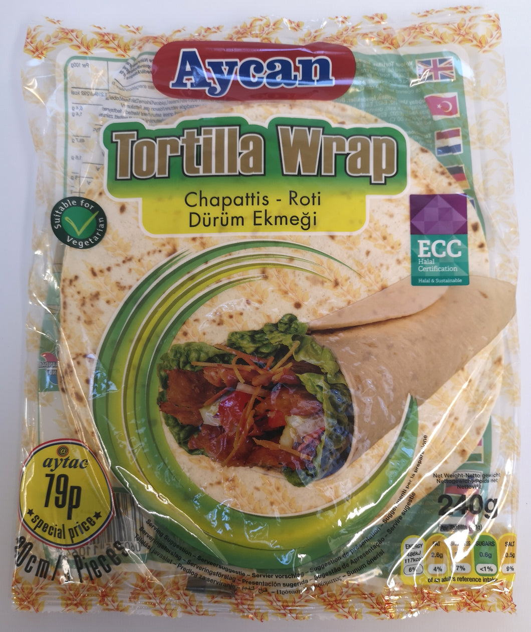 Aycan Tortilla Wrap 20cm 6pcs