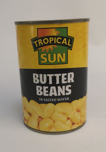 Tropical Sun Butter Beans in Salted Water