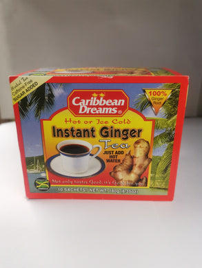 Carribean Dreams hot or ice cold Instant Ginger Tea