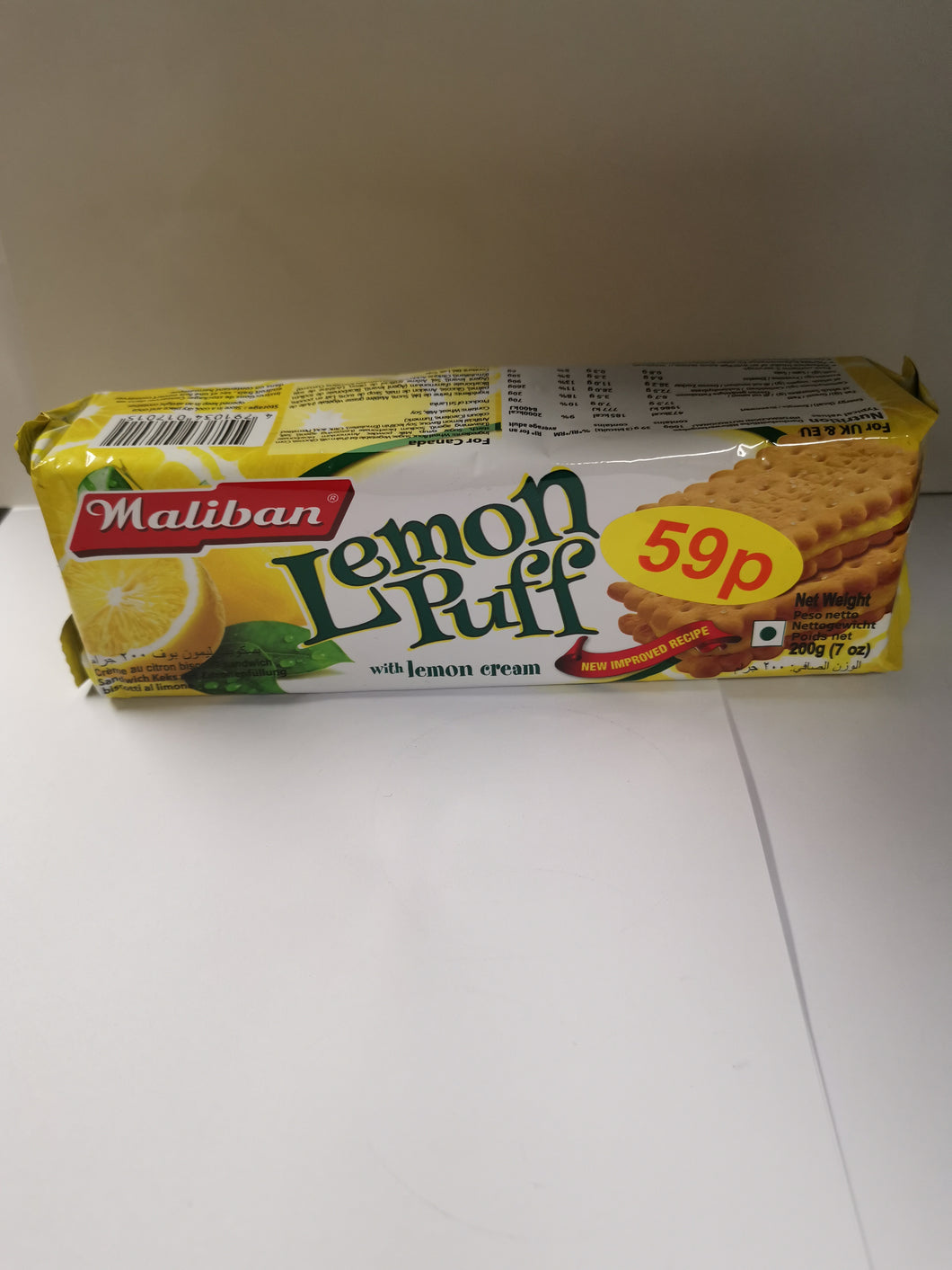 Maliban Lemon Puff with lemon cream