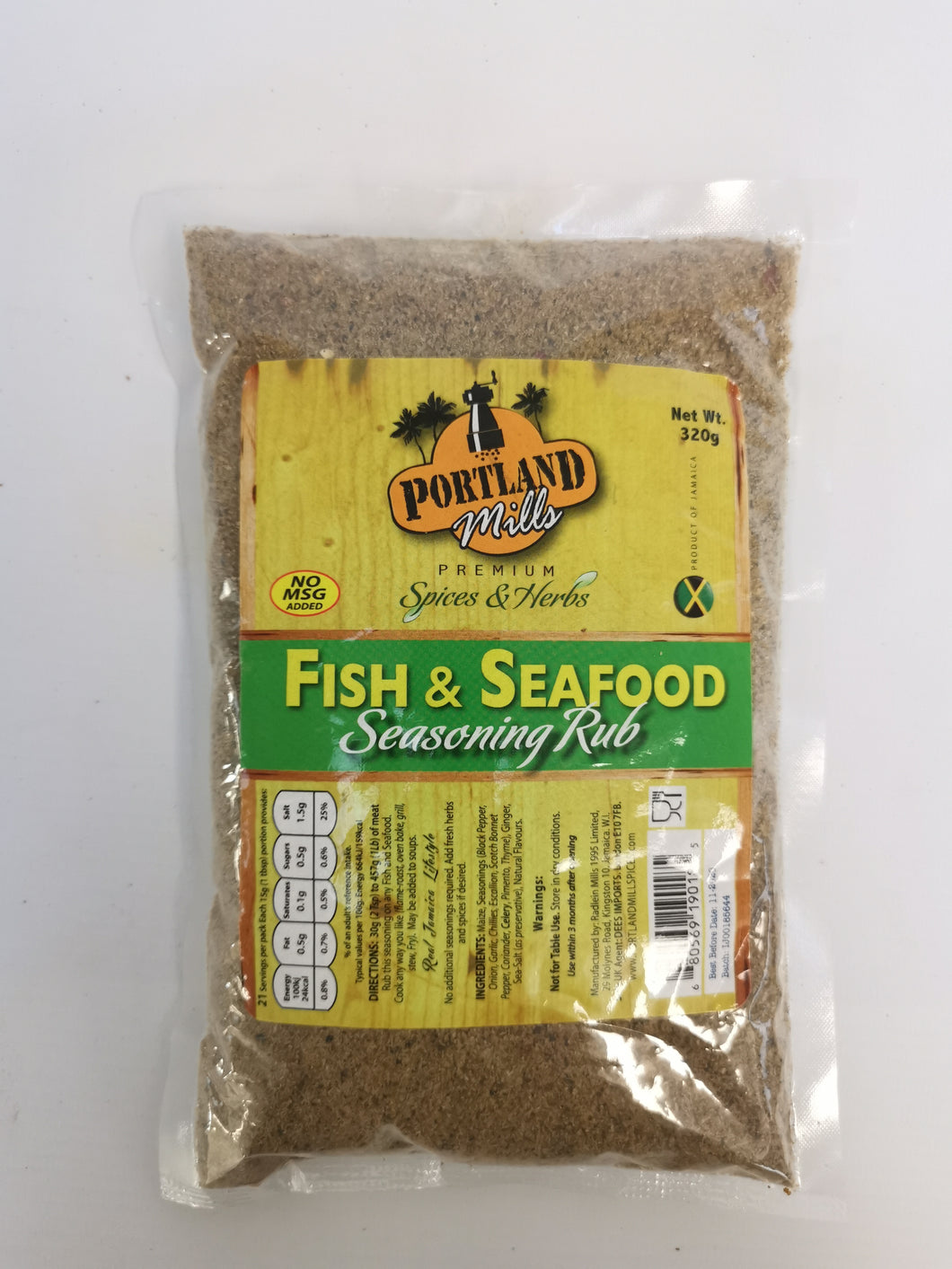 Portland Fish & Seafood Seasoning Rub 320g