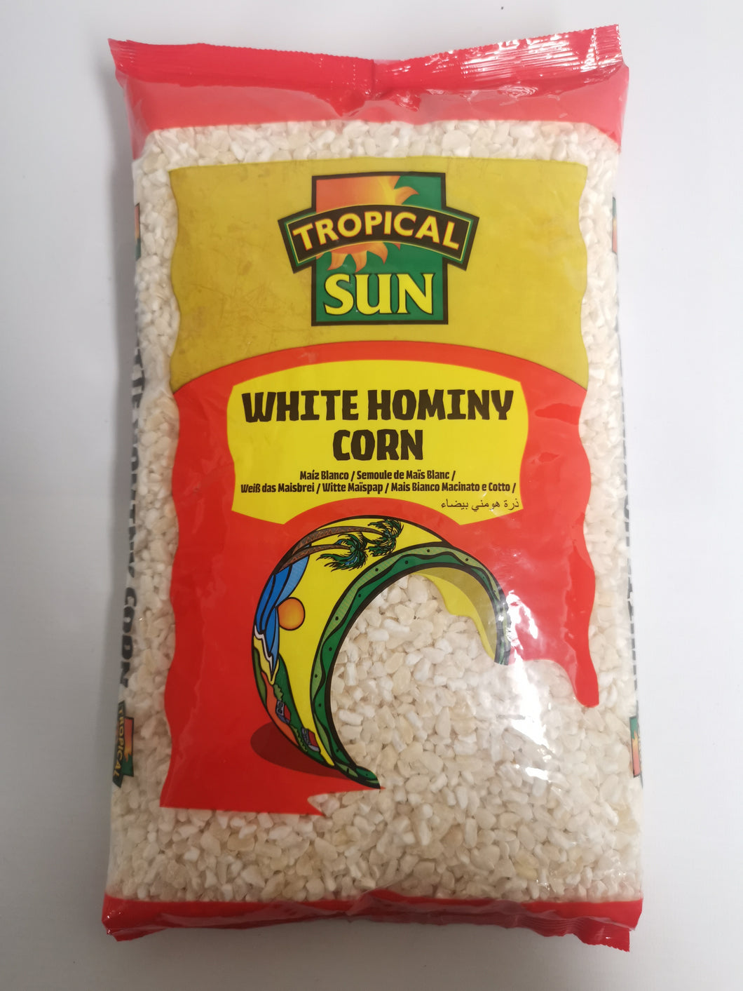 Tropical Sun White Hominy Corn