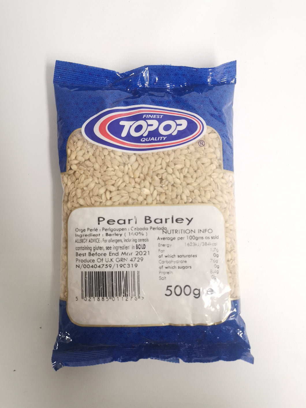 Top Op Pearl Barley 500g