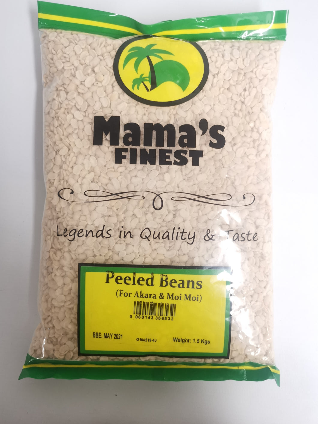 Mama's Finest Peeled Beans 1.5kg