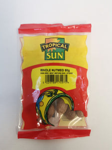 Tropical Sun Whole Nutmeg 80g