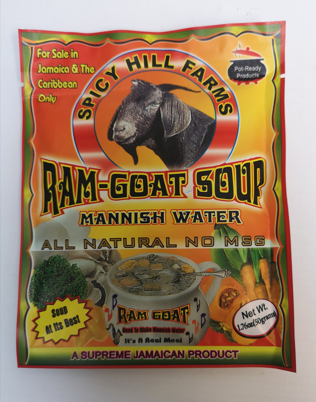 Spicy Hill Farms Ram-Goat Soup