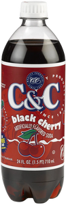 C&C Black Cherry Soda 710ml Bottle