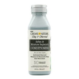 Creme of Nature Clay & Charcoal Soften & Moisture Replenish Shampoo 355ml