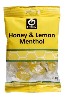 Fitzroy Honey & Lemon Menthol Sweets 100g