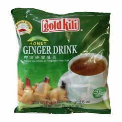 GOLD KILI Instant Honey Ginger Drink Tea (20 Sachets)