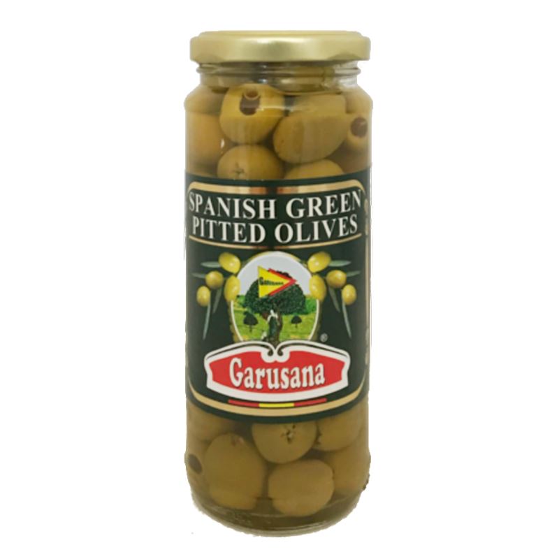 Garusana Spanish Green Pitted Olives