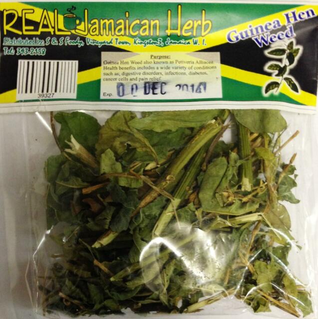 Real Jamaican Guinea Hen Weed